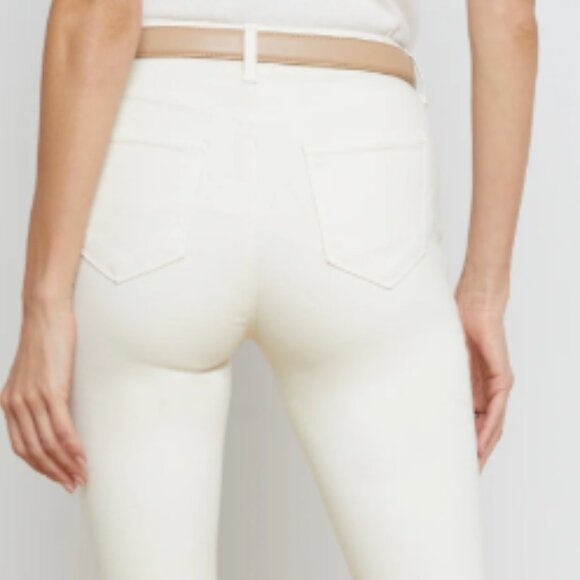 NWT! L'AGENCE Margot Skinny Jean - Vintage White - 24 - Picture 5 of 5